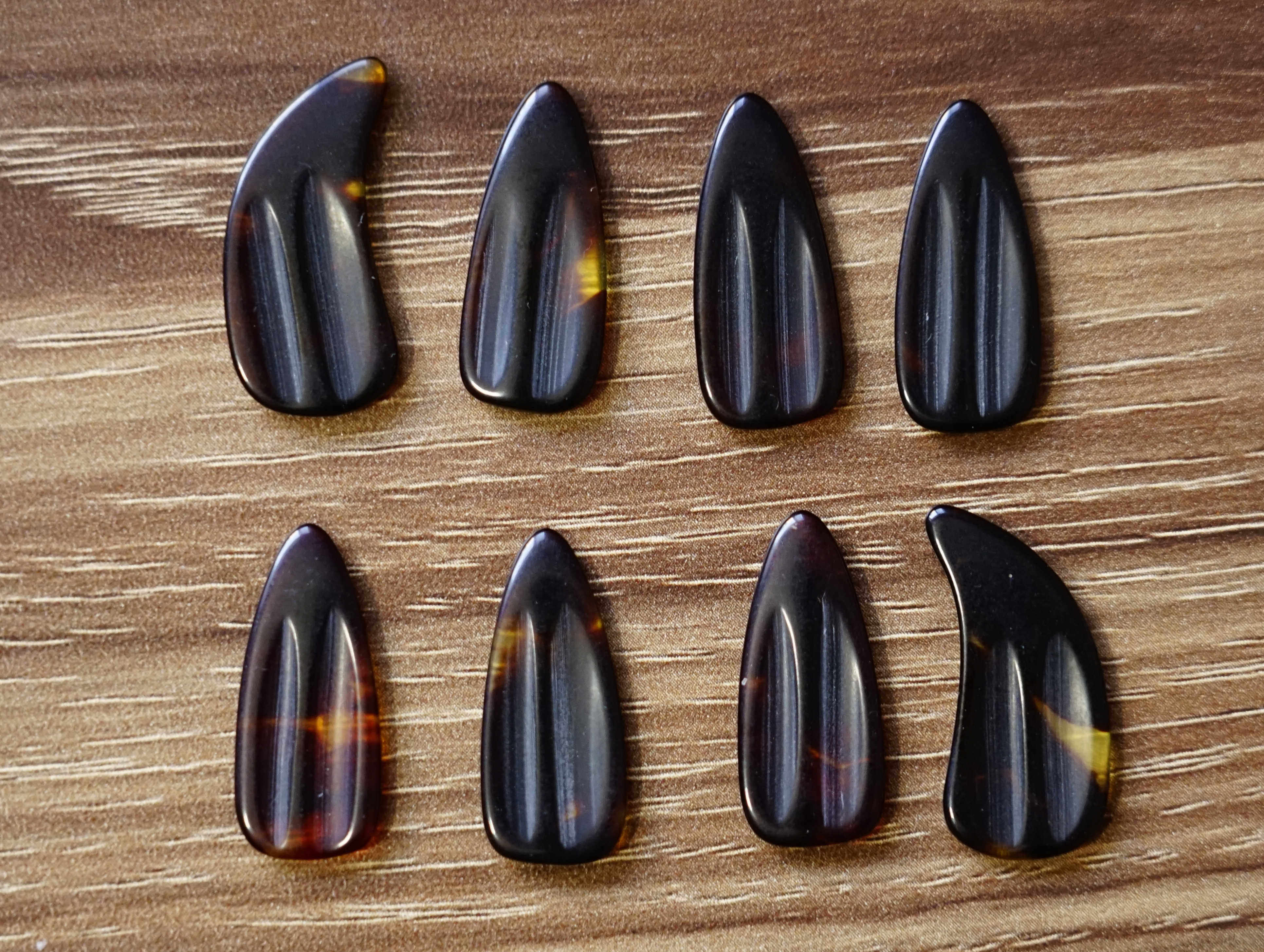 Guzheng nylon nail guzheng double groove nail Xia Fang and guzheng]