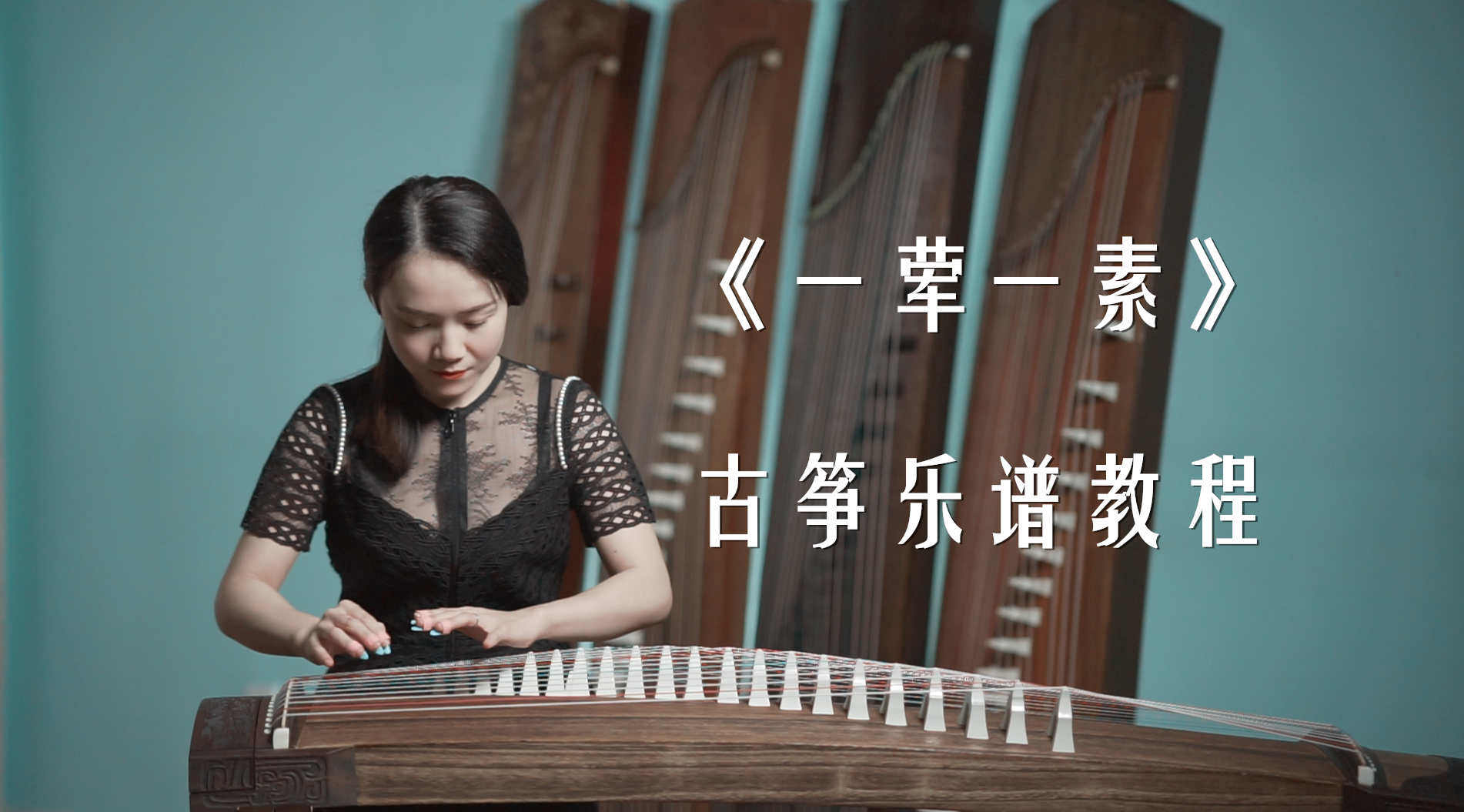 (Xia Fang and Guzheng) One meat and one vegetable pure zheng version video tutorial
