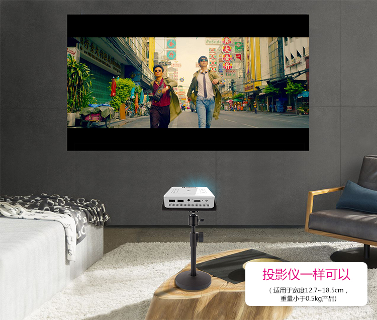 Điện thoại di động máy tính bảng để bàn clip phụ kiện đầu phổ dụng lười biếng xem phim chiếu nhôm khung kính thiên văn