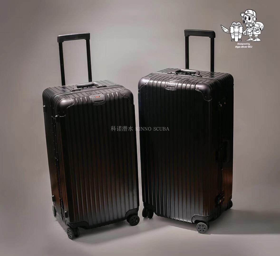 E D I Diving Equipment 30 32-inch Llever case Suitcase Large Space Aluminum Alloy Frame Universal Wheel