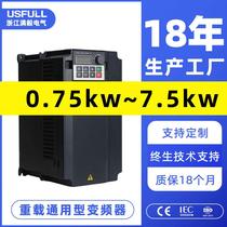 Manyi 0 75 1 5 2 2 4 5 5 7 5kw three-phase 380V water pump vector inverter motor speed regulator