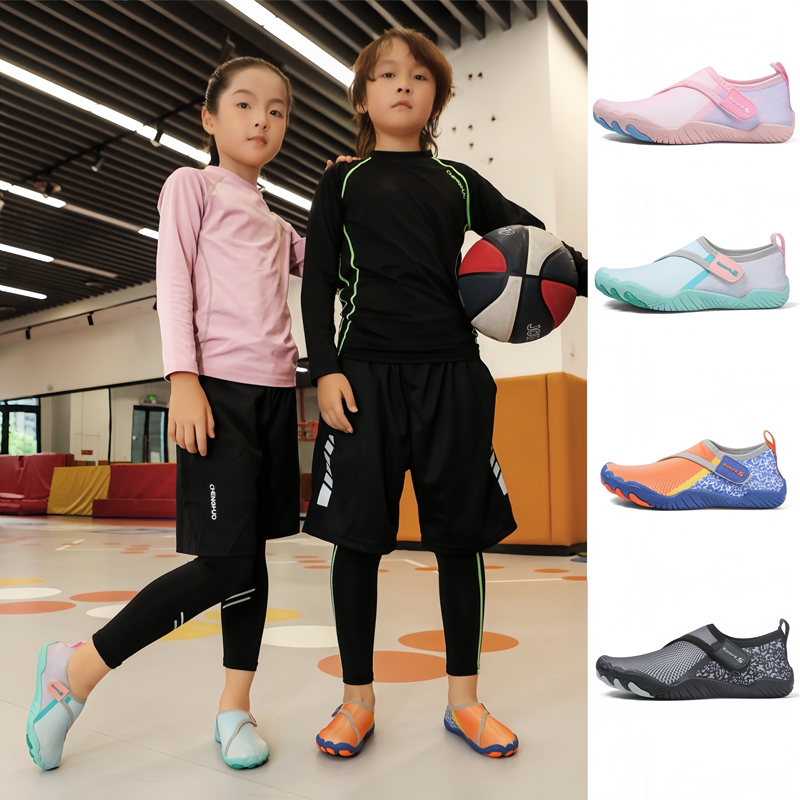 Children's Skipping Shoes, Men's and Women's Indoor Fitness Shoes, Non-Slip Soft-Soled Running and Combat Training Shoes, Silent Home Sports Shoes