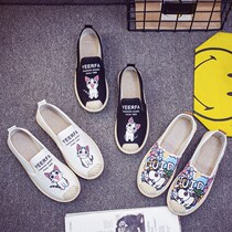 Spring new old Beijing cloth shoes womens shoes flat single shoes comfortable versatile casual shoes breathable student canvas shoes women