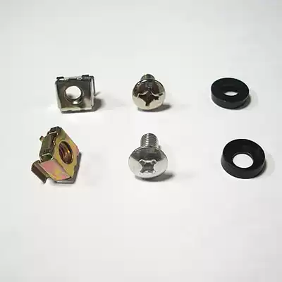 M5 cabinet screw M6 snap nut 16 bayonet nut 12 large flat head screw 20 black M4 plastic gasket