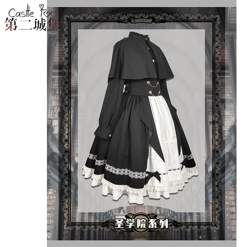 [Шэньс School Series-Discipline Inspection Department] Набор кожи оригинальной Lolita Prince_skirt Drimming женский готический