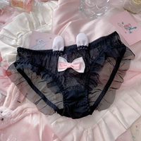 Прозрачные кроличьи уши черные