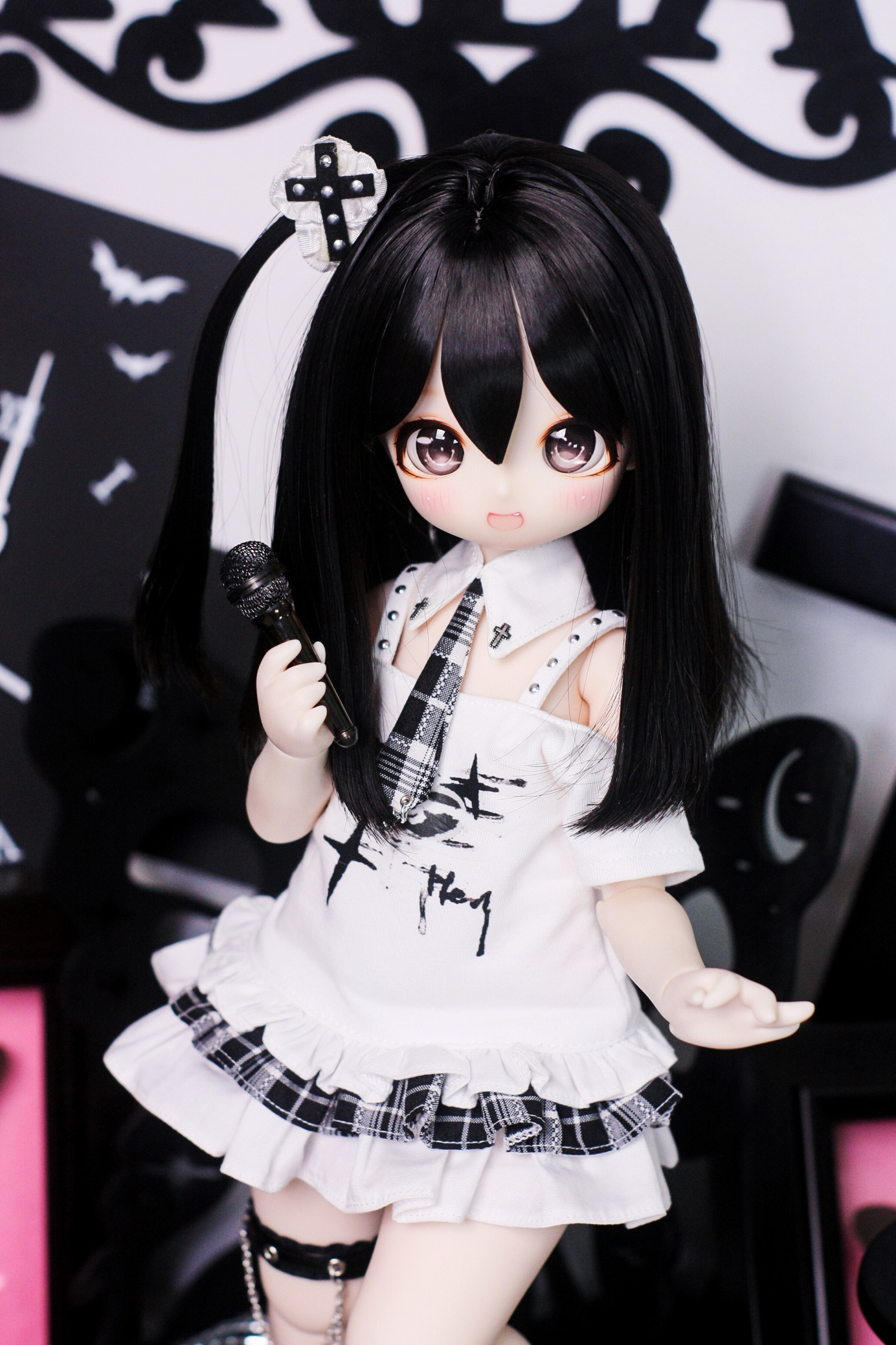 Одежда для кукол BJD （菜包猪肉铺）bjd4分熊妹大力力mddmsd莉莉姆娃衣套装亚比小偶像