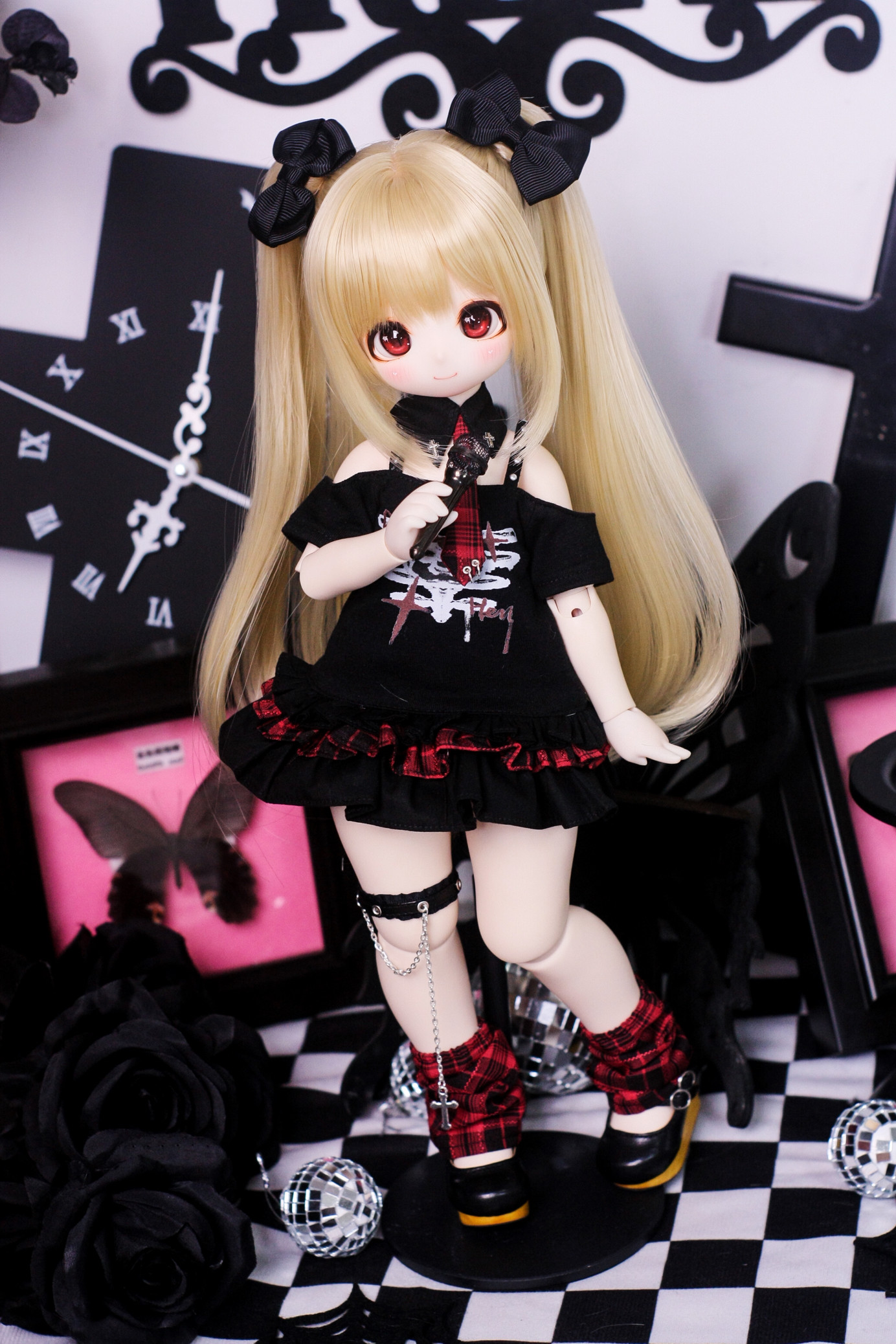Одежда для кукол BJD （菜包猪肉铺）bjd4分熊妹大力力mddmsd莉莉姆娃衣套装亚比小偶像