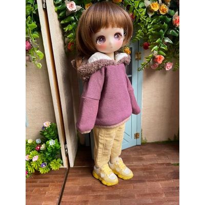 taobao agent Doll clothes bjd'6 6 -point single product Xiongxiong sweater big pants