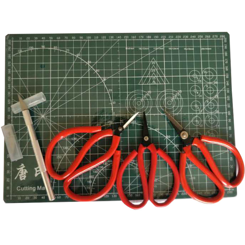 Paper-cutting tool set beginner hand-carved knife scissors special paper-cutting knife pad student children's paper carving tool
