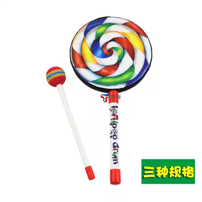 Children's Pat drum toy Orff percussion instrument 6 inch lollipop tambourine tambourine tambourine drums music teaching aids