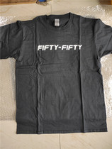 FIFTY-FIFTY 5050 Black riding clothes Culture Shirt clothes FIFTY-FITY short sleeve t-shirt