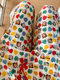 Harada Haru Women's Pajama Pants Japanese Cartoon Cute Long Pants Summer Thin Pure Cotton Loose Pocket Can Be Worn Outside Home Pants