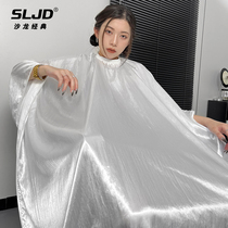 Internet celebrity enlarged scarf hair salon special high-end white hair salon barber shop hair cutting non-stick hair professional customized logo