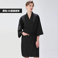 3D звезда халат (черный)