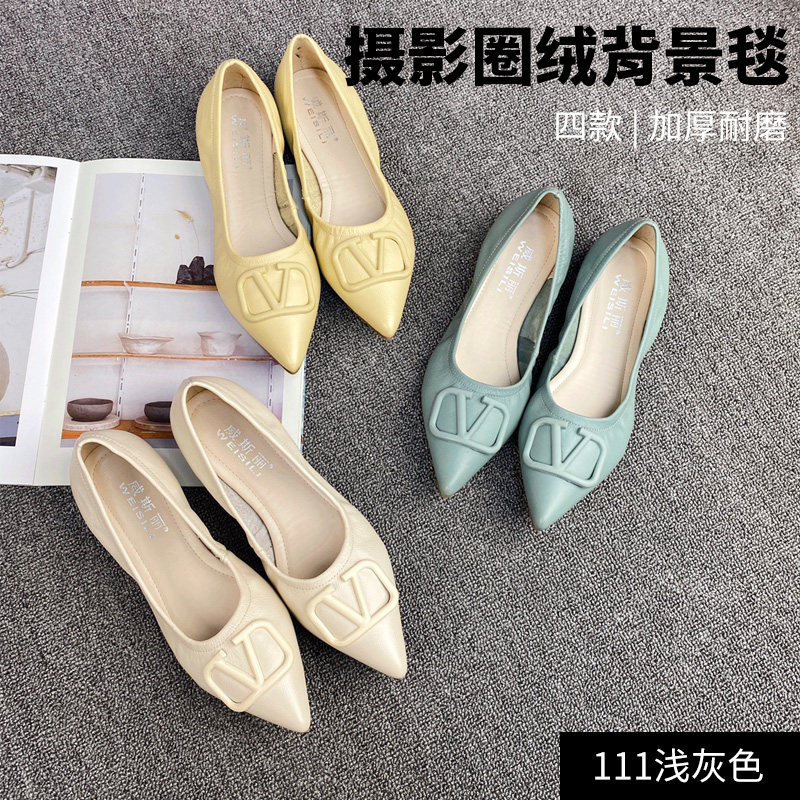 Bedroom carpet Taobao photo background blanket photography shooting set smoke gray beige customizable scene cloth