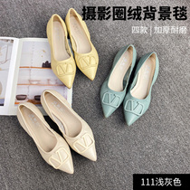 Bedroom Carpet Naughty Photo Background Blanket Photography Shoots Cloth View Smoke Grey Rice Yellow Customizable Jingbu