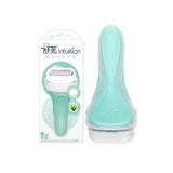 Нежное удаление волос ~ Schick Souffle Комфортный женский бритье нож для женщин подмышки, бритья подмышки артефакт.