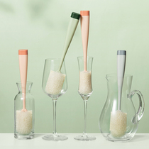 Silk Melon Pulp Cup Brush Wash Cup Deity Water Cup Clean Long Handle Wash Milk Bottle Small Brush No Dead Angle Go To Tea Stain Sponge