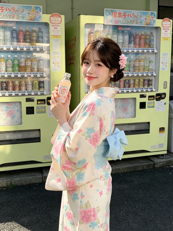 Yukata Kimono Floral Japanese Style Japanese Clothing Japanese Kimono Women's Yukata Dress Photo Studio Travel Photography