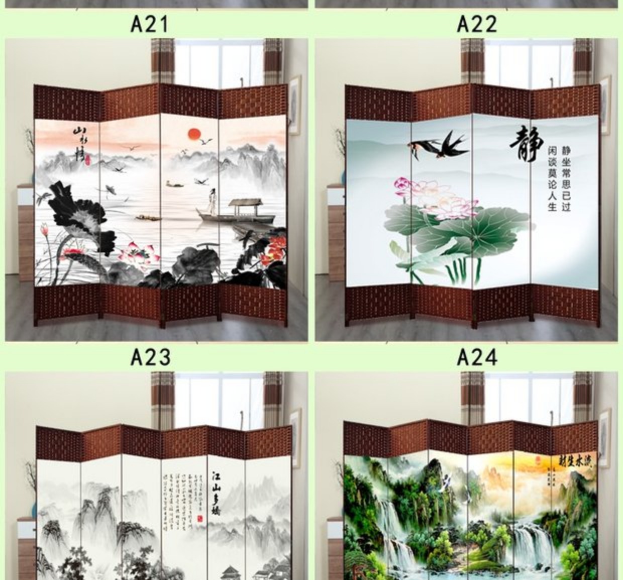 Vách ngăn màn hình đơn giản hiện đại đơn giản gấp màn hình gấp vải hiên hiên di động trang trí văn phòng khách sạn rèm - Màn hình / Cửa sổ vách bình phong giá rẻ