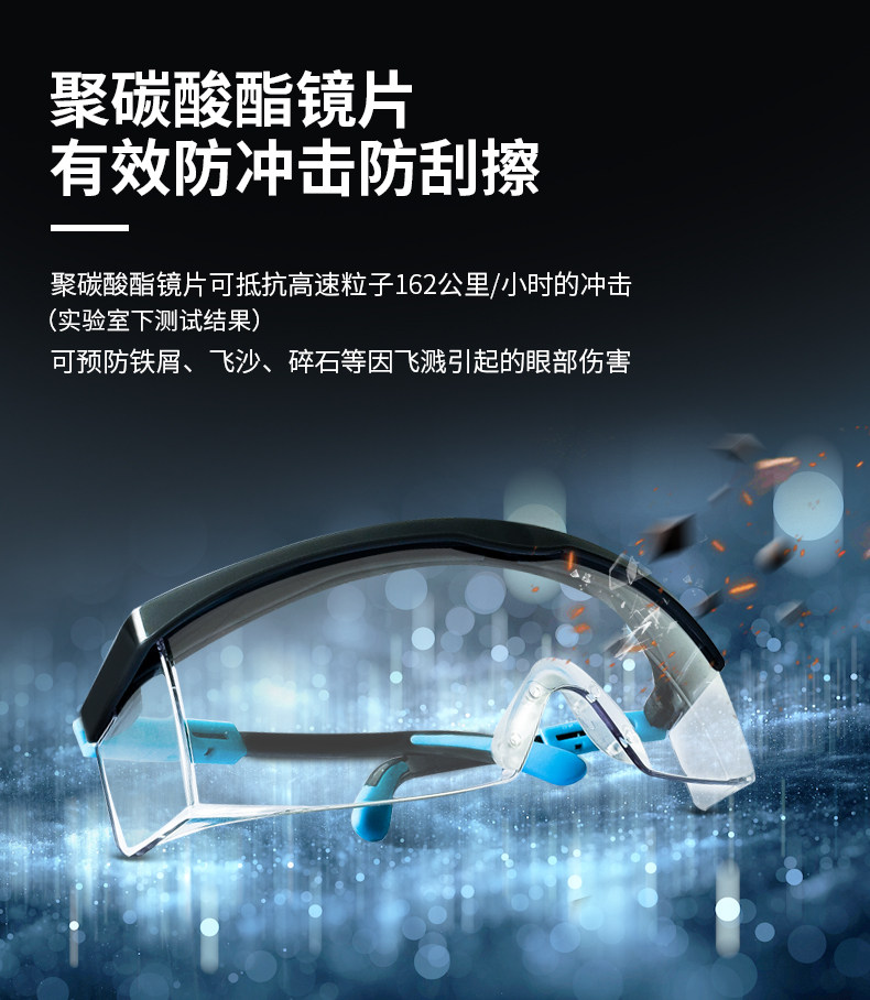 霍尼韦尔 防风沙防尘防冲击护目镜 图4