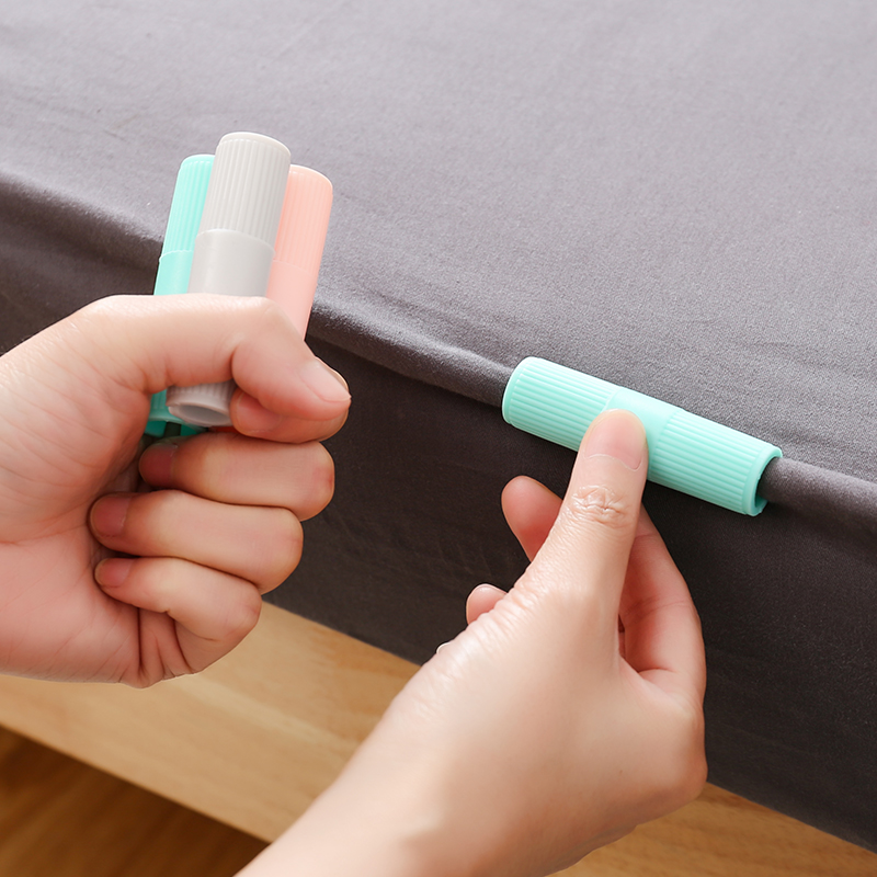 Bedliner fixer without trace invisible household mattress button anti-slip anti-running fixed artifact by single bed fixed clamp