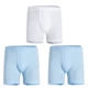 Đồ lót 3 nòng bằng vải cotton thoải mái cho nam quần boxer cỡ lớn Quần cotton chính hãng cao eo thoáng khí đồ lót bốn góc