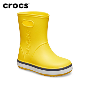 Crocs儿童雨靴卡骆驰男女童水鞋软底中大童宝宝雨鞋胶鞋|205827