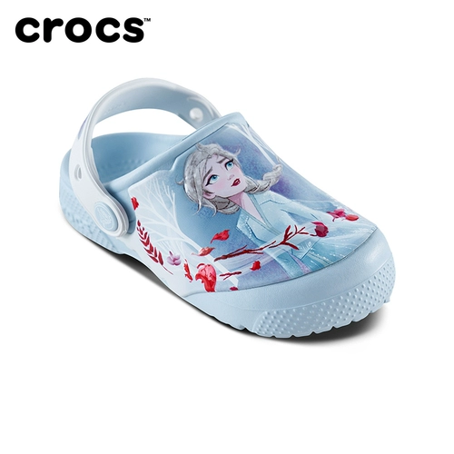 Crocs Детские босоножки, тапочки в стиле Crocs, «Холодное сердце», стиль «принцесса»