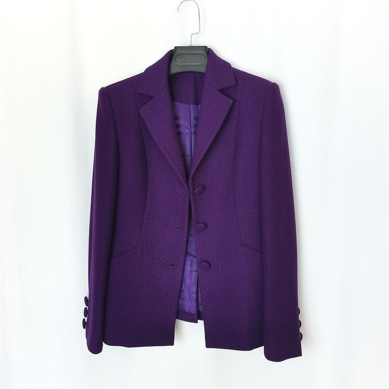 25 Years of New Style Purple Blazers for Women, Elegant and Slimming, Xn Quality Workshop