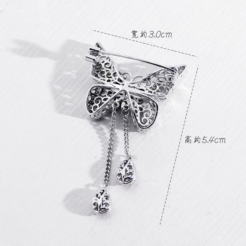 Broche femme en Zircon diamant - Ref 1171267 Image 12