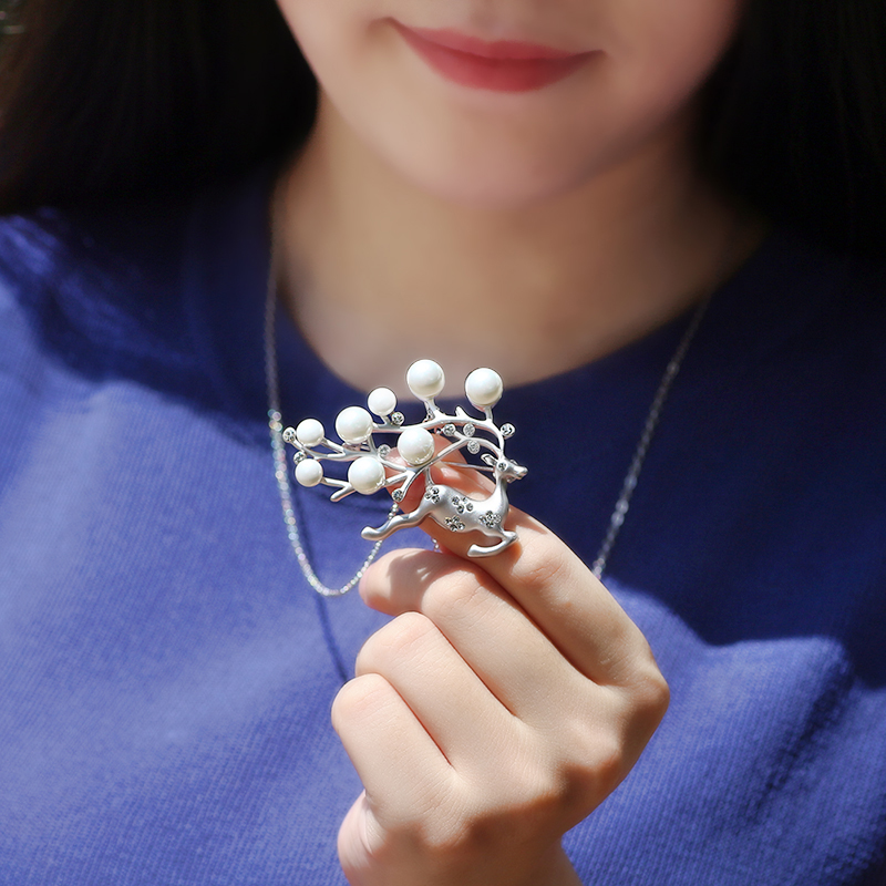 Broche femme en Nacre - Ref 1170077 Image 11