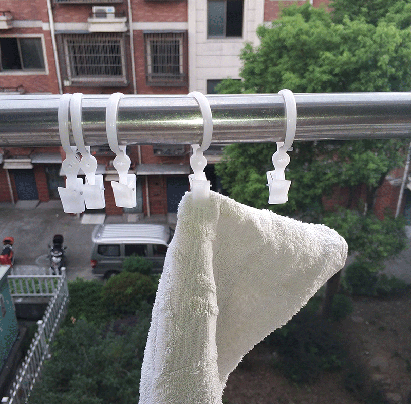 Curtain nhẫn màn móc Curtain nhẫn rèm phụ kiện rèm móc kẹp shower curtain móc khóa clasp - Phụ kiện rèm cửa ray rèm cửa