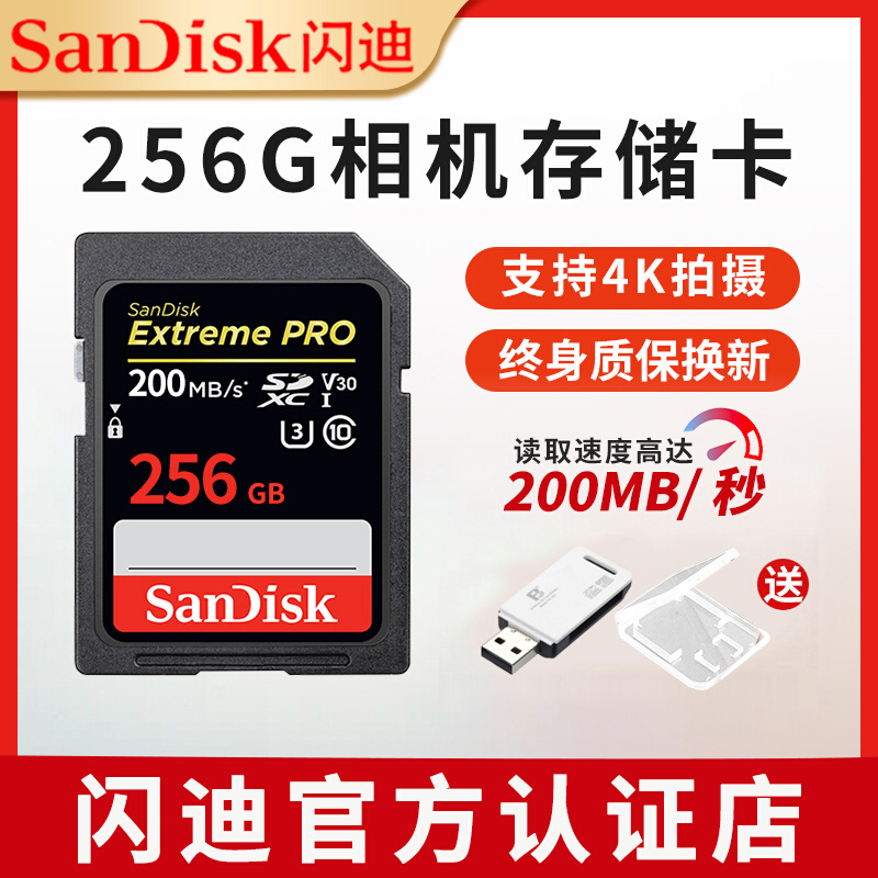 Flash Dsd card 256g Canon camera memory card r6r7r8r10 Fuji xs10xt5 memory card sd storage card-Taobao