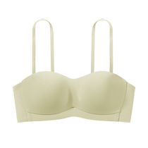 2024 new urban beauty soft size cool glossy surface seamless tube top underwear for women non-slip running and jumping bra