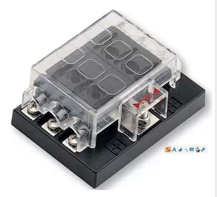 1 in 6 out of car fuse box off-road vehicle modified car fuse box car air conditioner fuse box