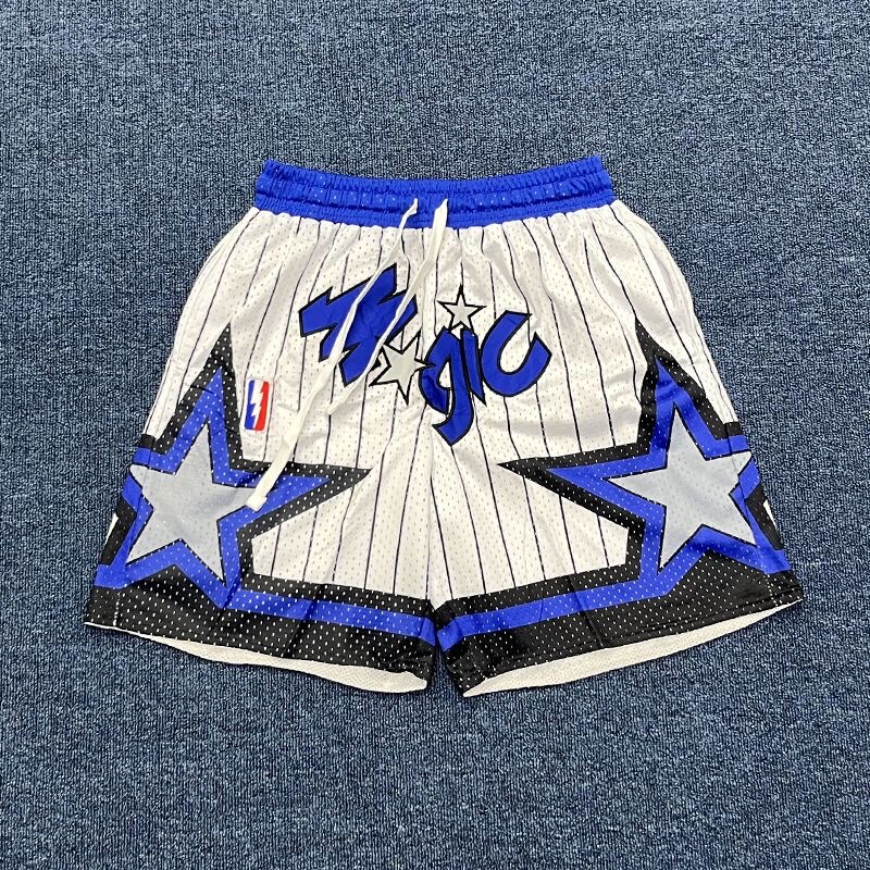 Raptors Magic Retro Embroidered Basketball Shorts American Style Double-Layer Men's Knee-Length Sports Shorts Casual Quarter-Length Shorts Basketball Shorts Raptors Magic Retro Embroidered Basketball Shorts American Style Double-Layer Men's Knee-Length Sports Shorts Casual Quarter-Length Shorts Basketball Shorts