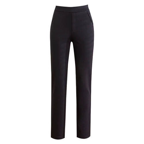 雅思诚 Осенние длинные штаны, эластичная талия, высокая талия, большой размер, свободный прямой крой