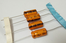 Japanese chemical black diamond high temperature resistant audio electrolytic capacitor 63V10UF axial capacitive GX series 130 degrees