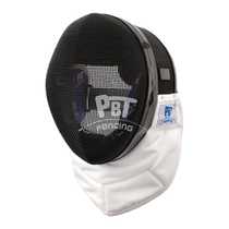 Imported PBT epee mask black 350N fencing face protection equipment
