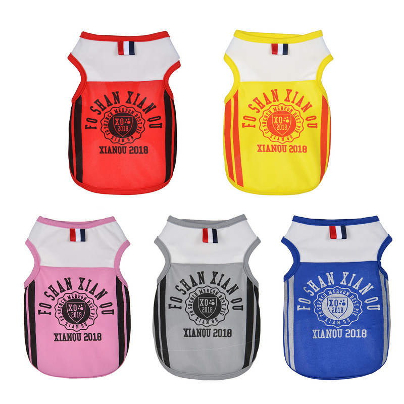 2018 new dog vest dog clothes spring and summer clothes puppy teddy poodle than bear cat vest thin section summer