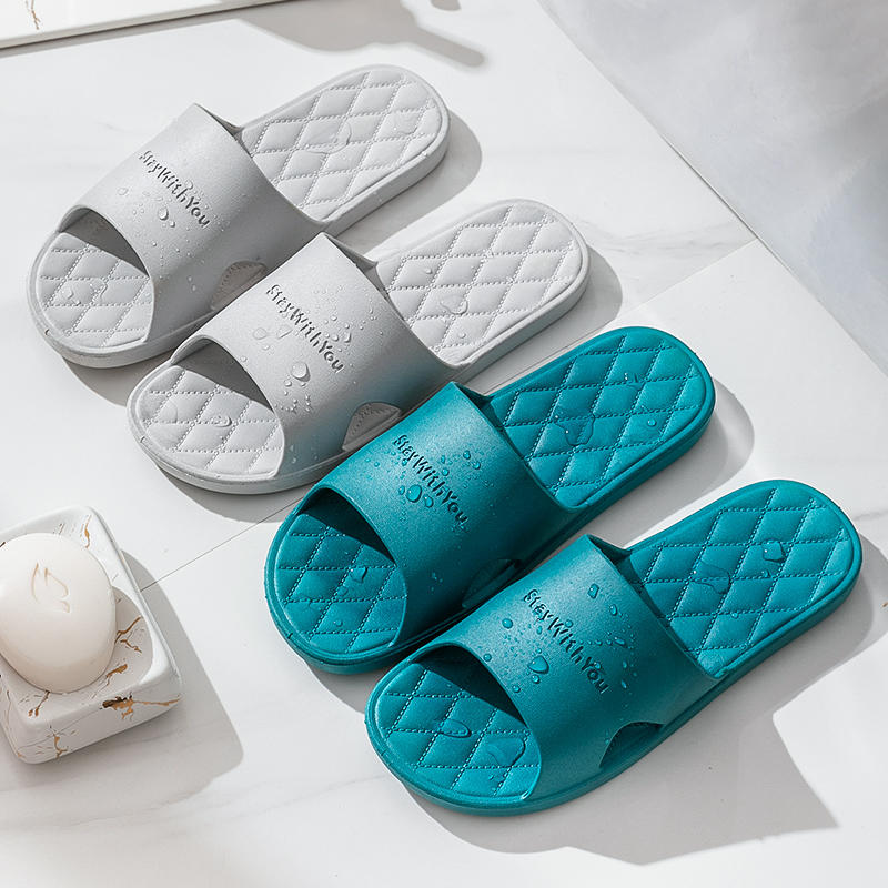 Slippers Women Summer 2022 New Ins Cute Minima Couple's Home With Non-slip Bath Sandals Indoor