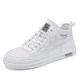 Canvas shoes men's high-top 2024 summer new breathable Korean style trendy versatile ice silk cloth shoes small white Chinese men's shoes