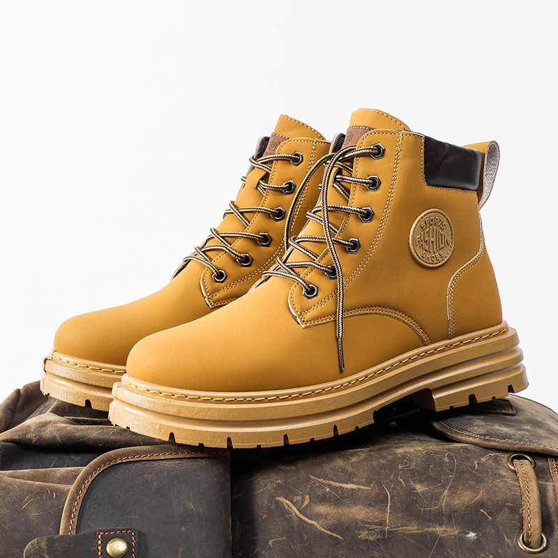 giày bảo hộ thời trang Giày nam đi làm công trường chống thấm nước chống trơn trượt Giày bảo hộ lao động an toàn mùa thu Giày Martin cao cấp chống mài mòn leo núi mùa hè giày bảo hộ jogger ủng bảo hộ lao động