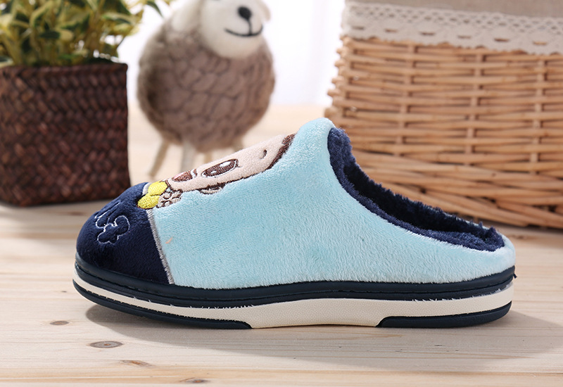 Chaussons enfants en suède pour hiver - semelle caoutchouc - Ref 1032342 Image 21