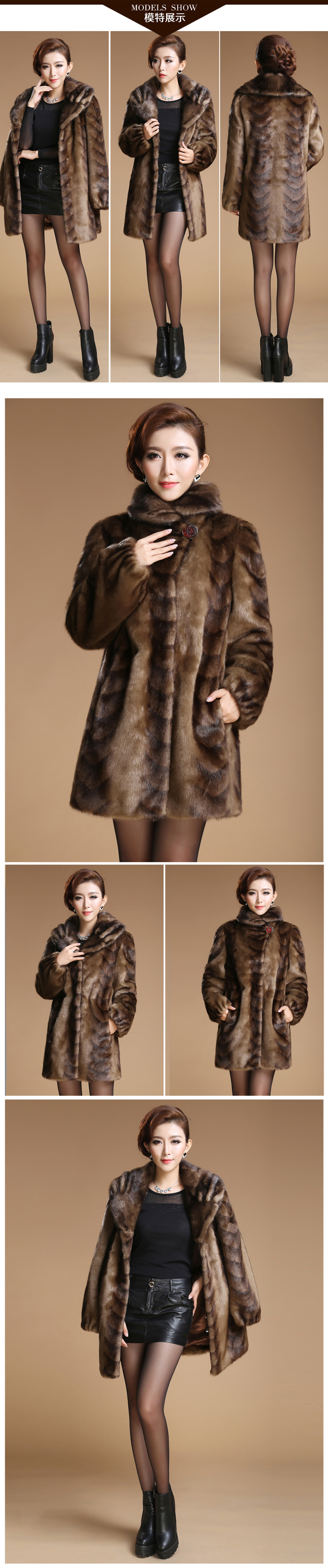 Manteau de fourrure femme OTHER   - Ref 3174182 Image 8