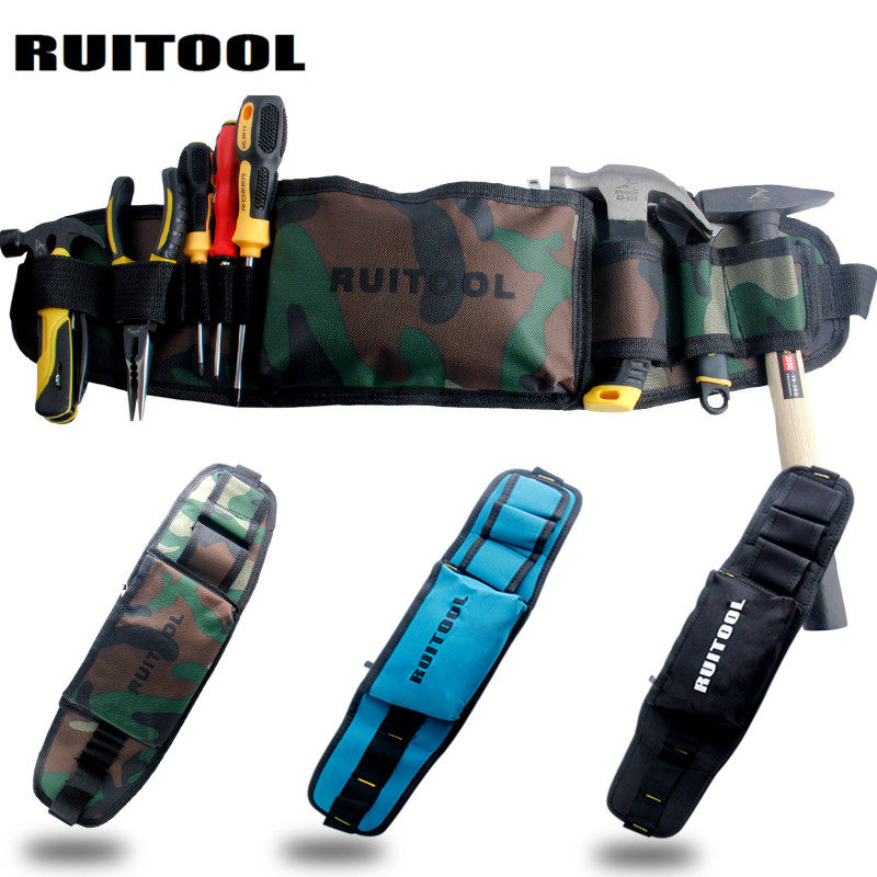 RUITOOL Tool Waist Bag Canvas Multifunctional Oxford Cloth Electrician Repair Small Decoration