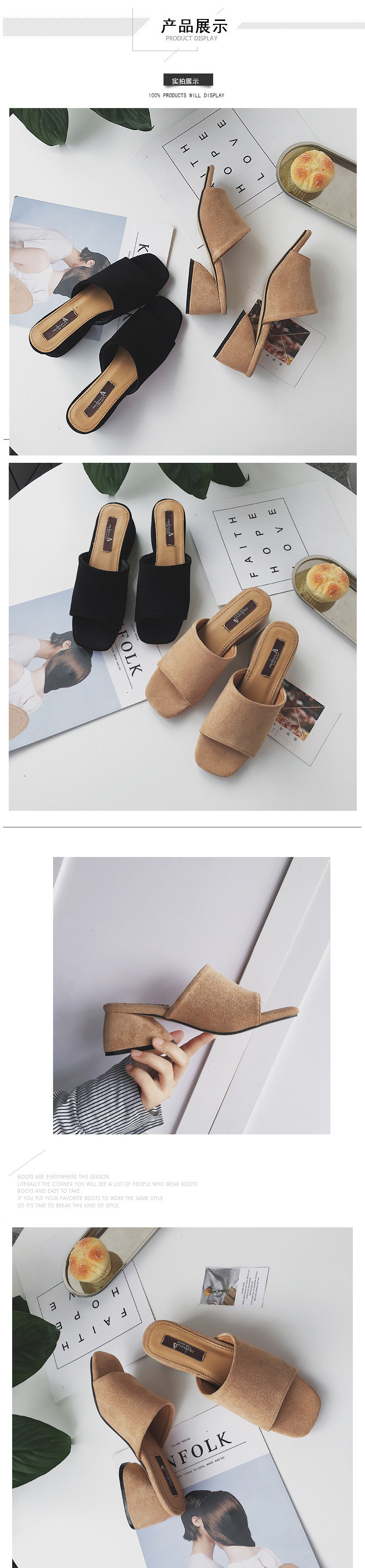 Sandales femme      en suede - Ref 2672045 Image 7