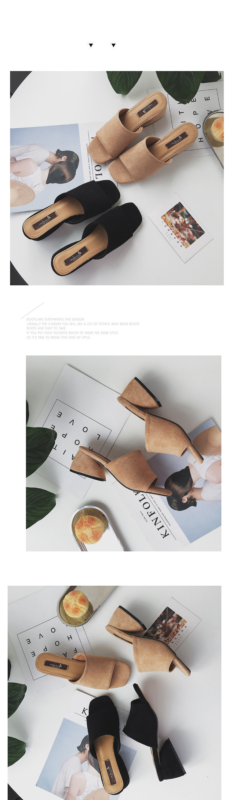 Sandales femme      en suede - Ref 2672045 Image 8